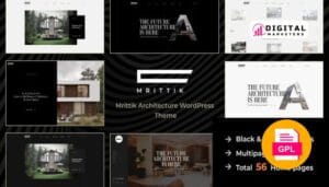 Mrittik Architecture Interior Design Theme v1.0.5 [GPL]