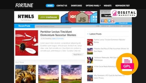MyThemeShop Fortune WordPress Theme v1.1.1 [GPL]