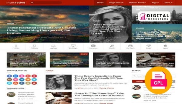 MyThemeShop Interactive WordPress Theme v2.1.10 [GPL]
