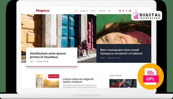 MyThemeShop Magnus WordPress Theme v1.1.4 [GPL]