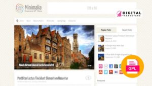 MyThemeShop Minimalia WordPress Theme v1.3.1 [GPL]