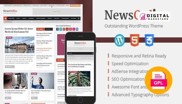 MyThemeShop NewsOnline WordPress Theme v1.2.9 [GPL]