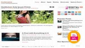 MyThemeShop Pureview WordPress Theme v1.1.2 [GPL]