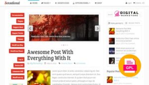 MyThemeShop Sensational WordPress Theme v3.2.4 [GPL]