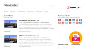 MyThemeShop Simpleton WordPress Theme v1.1.2 [GPL]