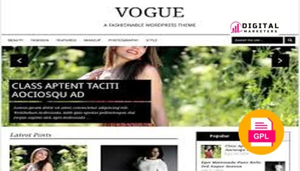 MyThemeShop Vogue WordPress Theme v2.2.2 [GPL]