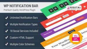 MyThemeShop WP Notification Bar Pro v1.2.1 [GPL]