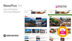 NewsPlus News and Magazine WordPress theme v4.0.1 [GPL]