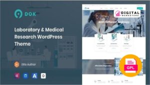 Ninedok Laboratory & Research WordPress Theme v1.1.4 [GPL]