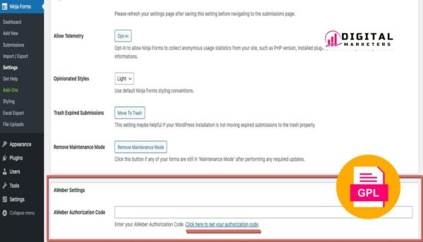 Ninja Forms AWeber v3.1.1 [GPL]