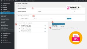 Ninja Forms Excel Export v3.3.2 [GPL]