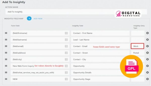 Ninja Forms Insightly CRM v3.2.0 [GPL]