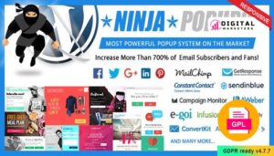 Ninja Popups  Popup Plugin for WordPress v4.7.5 [GPL]