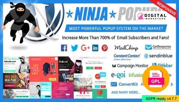 Ninja Popups  Popup Plugin for WordPress v4.7.5 [GPL]