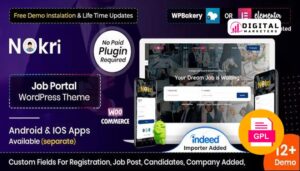 Nokri Job Board WordPress Theme v1.5.9 [GPL]