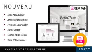 Nouveau | Multi-Purpose Retina WordPress Theme v4.3 [GPL]