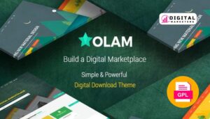 Olam Easy Digital Downloads Marketplace WordPress Theme v5.2.0 [GPL]