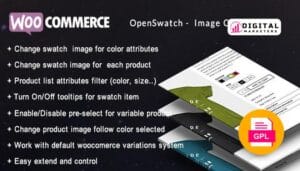 OpenSwatch  Woocommerce Variations Image Swatch v6.1.1 [GPL]