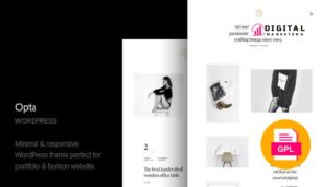 Opta Minimal Portfolio and Photography Theme v1.6 [GPL]