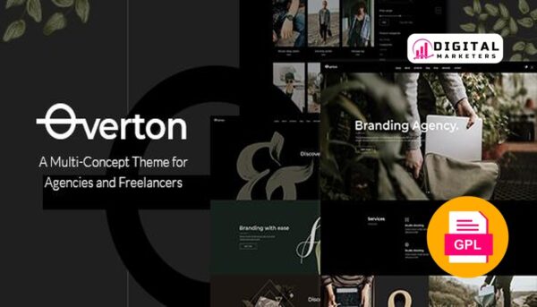 Overton Creative Theme for Agencies and Freelancers v1.3 [GPL]