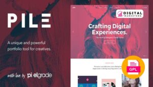 PILE An Uncoventional WordPress Portfolio Theme v2.3.1 [GPL]