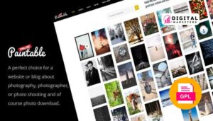 Paintable Photography / Photos Blog Theme v2.4 [GPL]