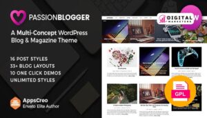 Passion Blogger A Responsive WordPress Theme v1.6 [GPL]