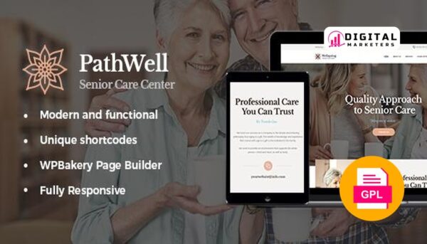 PathWell | A Senior Care Hospital WordPress Theme v1.1.7 [GPL]