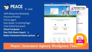 Peace Insurance Agency WordPress Theme v2.5.6 [GPL]