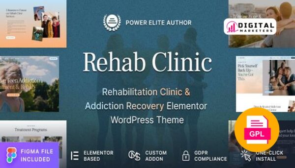 Pinevale | Addiction Recovery and Rehabilitation Center WordPress Theme v1.0.4 [GPL]