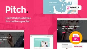 Pitch A Theme for Freelancers and Agencies v3.4.2 [GPL]