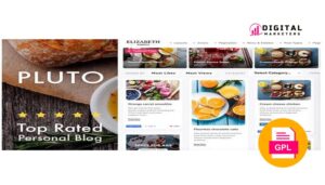Pluto Clean Personal WordPress Masonry Blog Theme v4.4.0 [GPL]