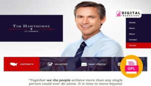 Political WordPress Theme FrontRunner v1.0.26 [GPL]