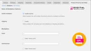 Prices By User Role for WooCommerce v5.1.4 [GPL]