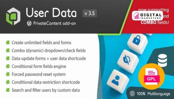 PrivateContent  User Data Add-on v2.46 [GPL]