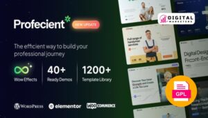 Profecient Multipurpose Elementor Business & WooCommerce WordPress Theme v1.1.0 [GPL]