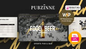 Pubzinne Sports Bar WordPress Theme v1.0.1 [GPL]