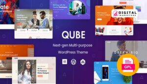 Qube Responsive Multi-Purpose Theme v1.1.5 [GPL]