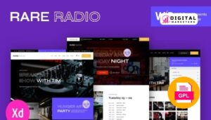 Rare Radio | Online Music Radio Station & Podcast WordPress Theme v1.0.5 [GPL]