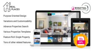 Real Places Responsive WordPress Real Estate Theme v1.8.4 [GPL]
