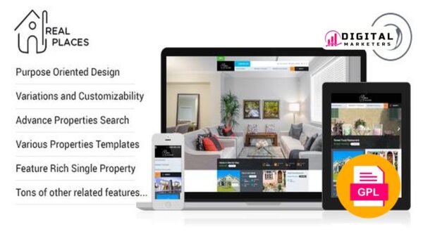 Real Places Responsive WordPress Real Estate Theme v1.8.4 [GPL]