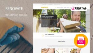 Renovate  Construction Renovation WordPress Theme v7.7 [GPL]