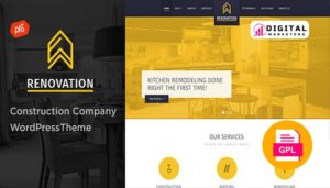 Renovation Construction Company Theme v4.2.4 [GPL]