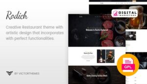 Rodich A Restaurant WordPress Theme v2.2 [GPL]