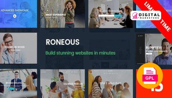 Roneous Creative Multi-Purpose WordPress Theme v2.0.2 [GPL]