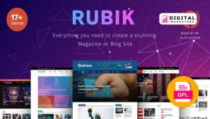 Rubik  A Perfect Theme for Blog Magazine Website v1.9.3 [GPL]