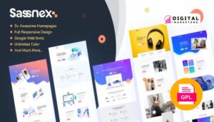 Sassnex WordPress Theme for App, Saas & Startup v1 [GPL]