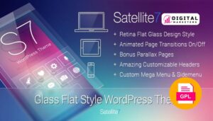 Satellite7 Retina Multi-Purpose WordPress Theme v3.1 [GPL]