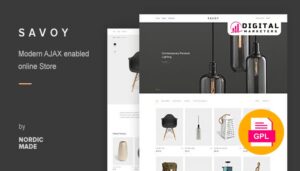 Savoy Minimalist AJAX WooCommerce Theme v2.9.5 [GPL]