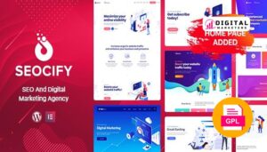 Seocify SEO And Digital Marketing Agency WordPress Theme v3.8 [GPL]
